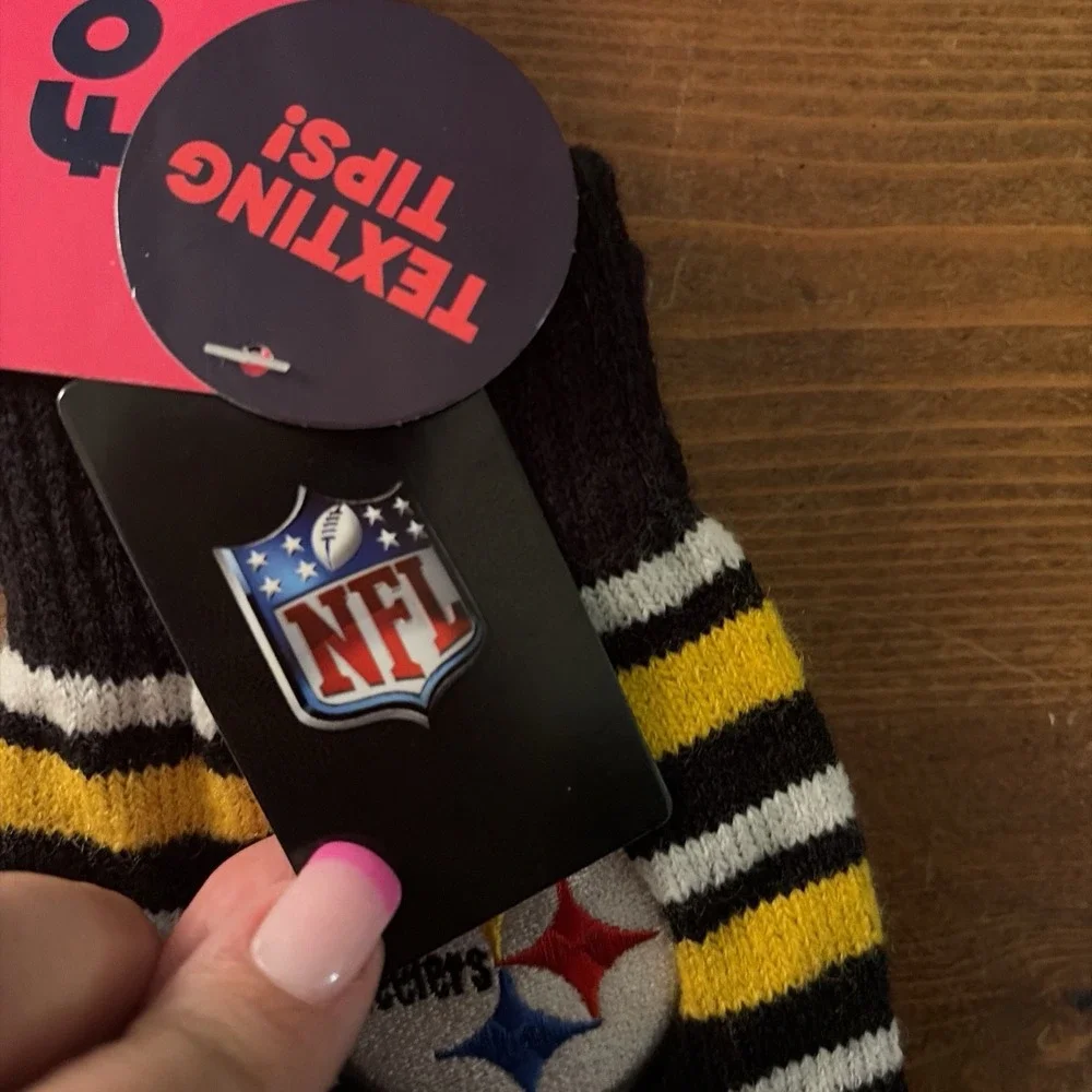 Pittsburgh Steelers NFL Foco Texting Tips Gloves NWT